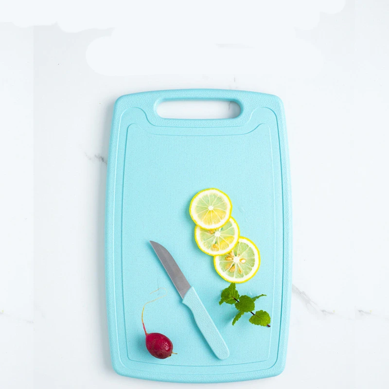 Kitchen Knife Cutting Board Fruit Knife Three-piece Plastic Set