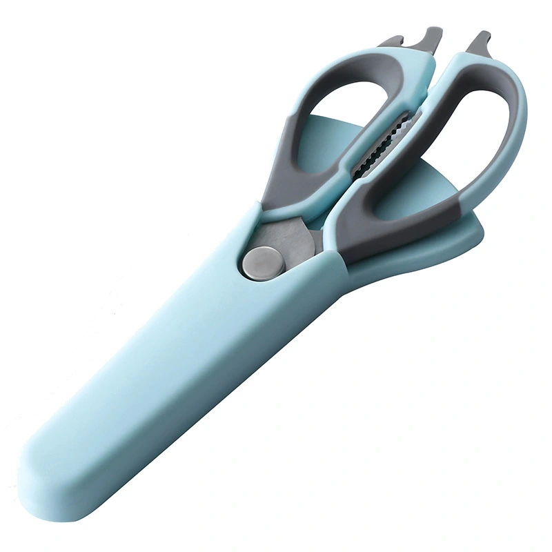 Scissors With Magnetic Protective Sleeve Strong Stainless Steel Food