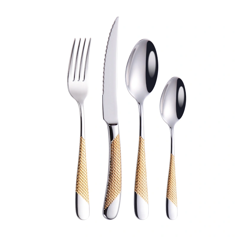 Star Diamond Plated Steak Cutlery Set Western Tableware