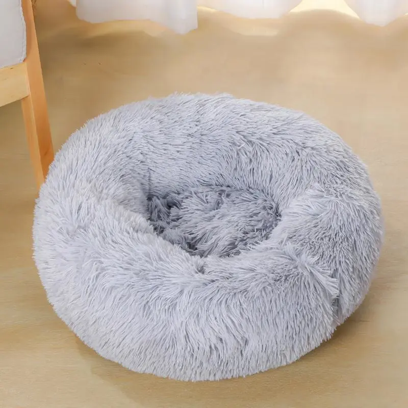 Warm Semi-enclosed Cat Bed Deep Sleep Nest