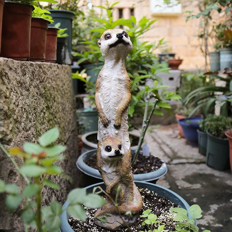 Simulation Animal Meerkat Ornaments