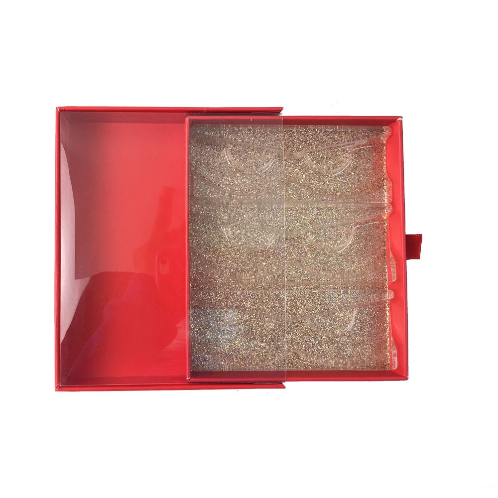 Three Pairs Of Eyelash Boxes, Pull-out Eyelash Boxes