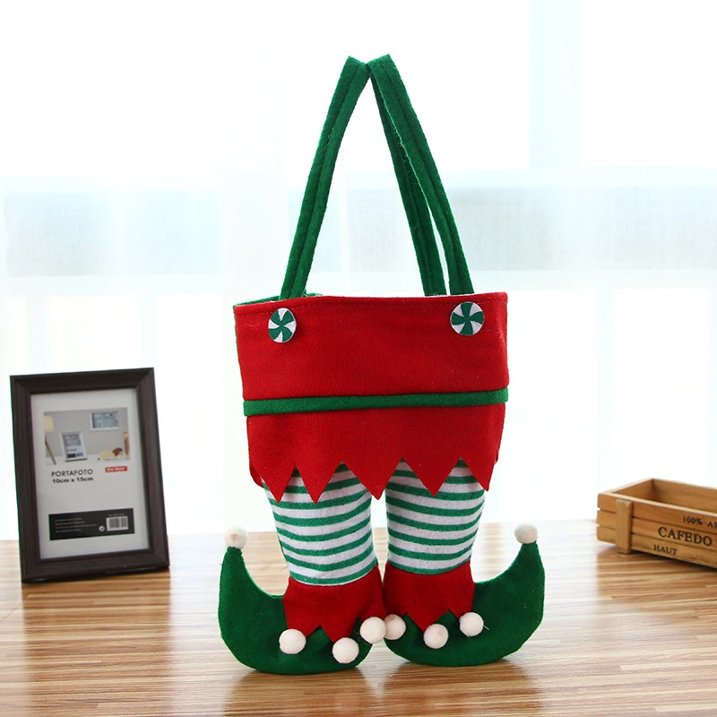 Non-woven Christmas Elf Tote Bag