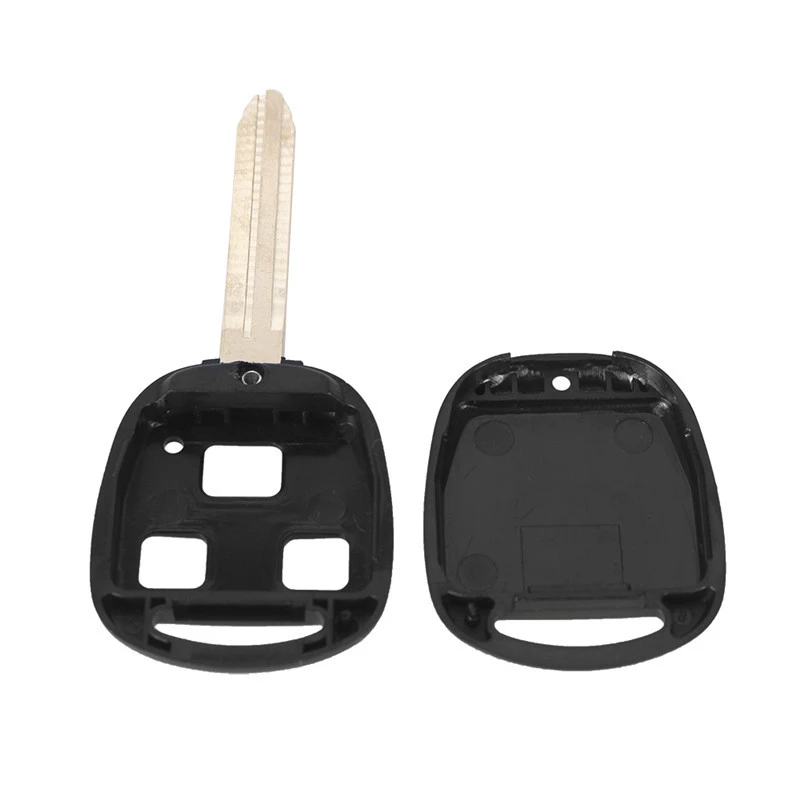 3-button Integrated Straight Remote Key Shell