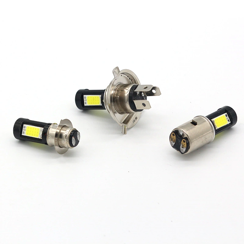 LED Lens Motorcycle Headlight 4COB Super Bright