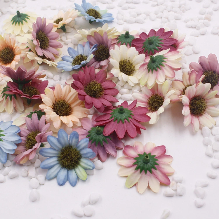 Small Daisy Sun Flower Lawn Decoration Flower Flower Head Silk Flower