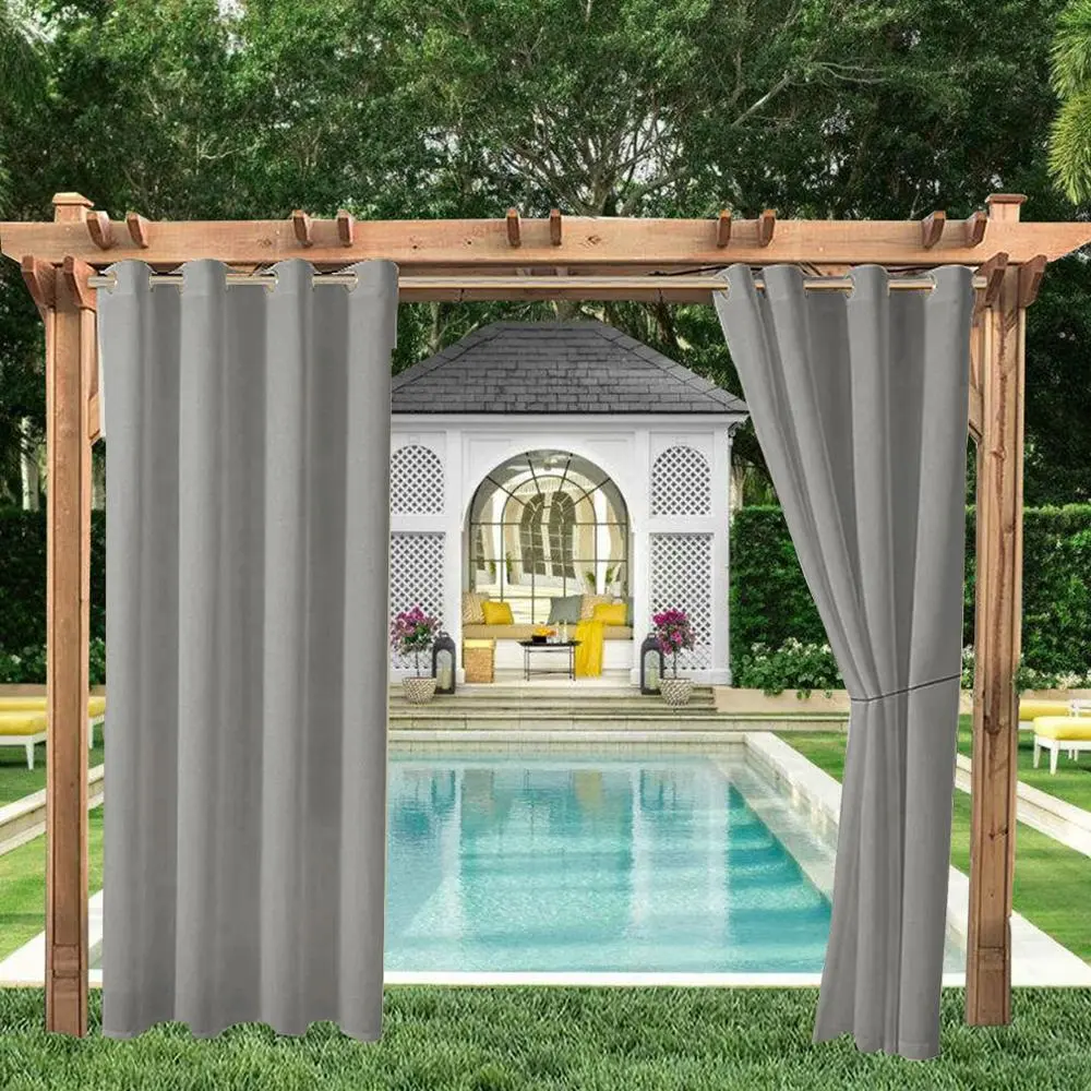 Waterproof Outdoor Pavilion Terrace Curtain Finished Curtain