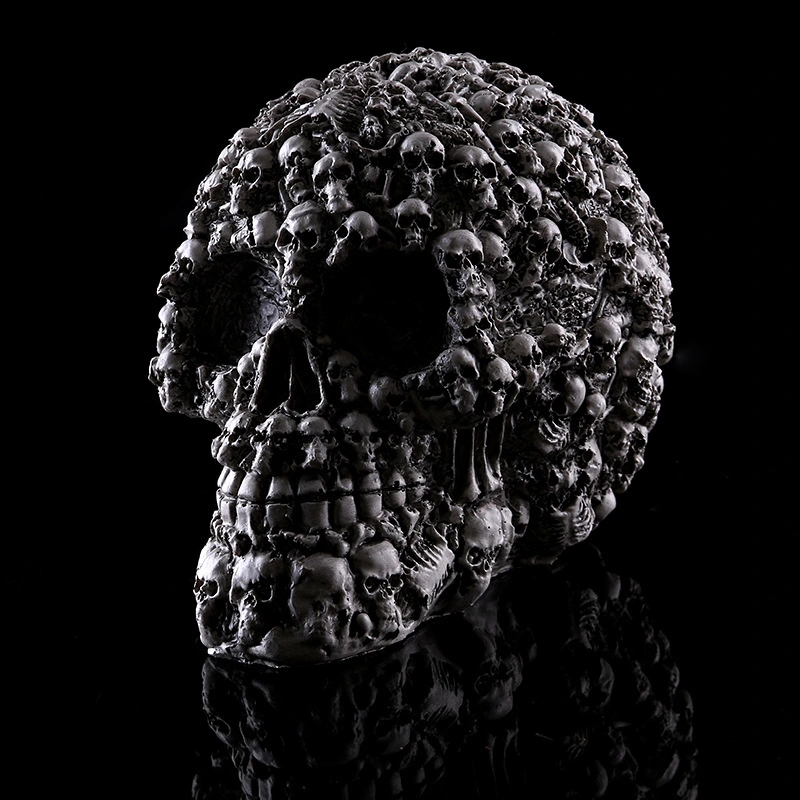 Interior Decoration Resin Skull Head Halloween Full Body Mold