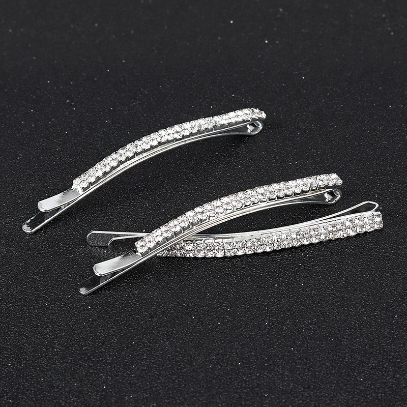 Rhinestone Side Bangs Clip Girl Headdress