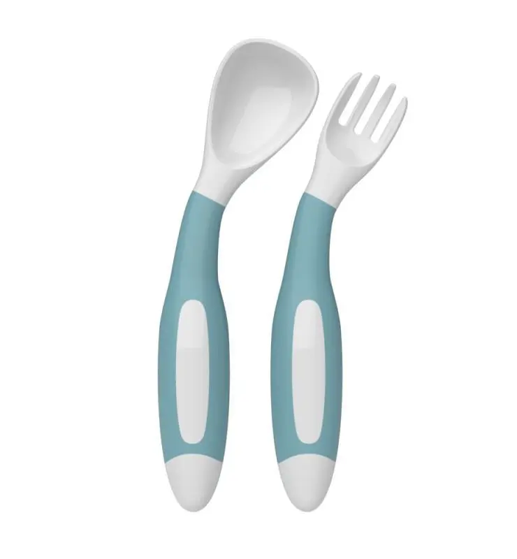 Tableware Learn To Eat Spoon Bendable Fork Spoon Set