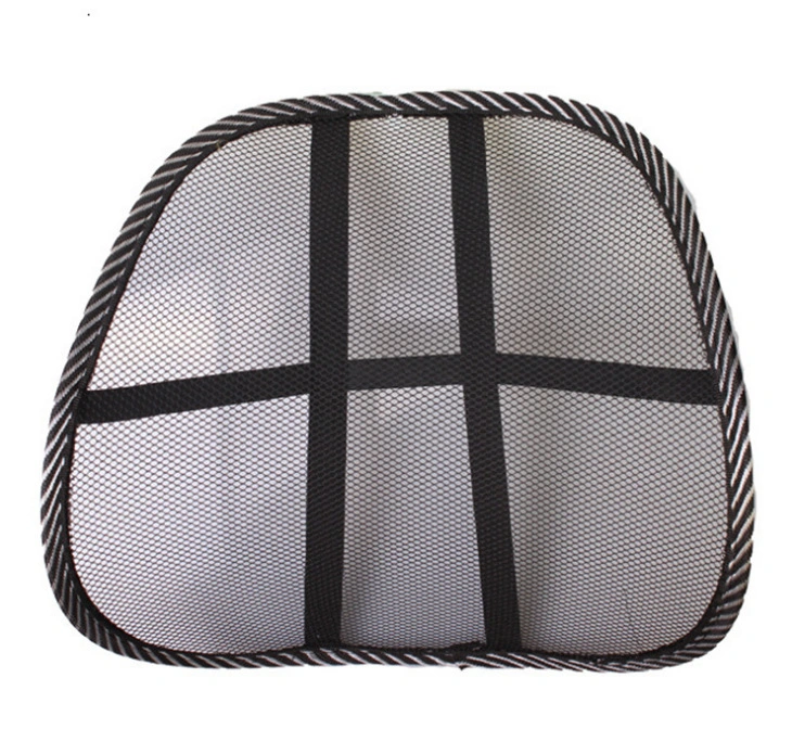 Cool Vent Cushion Mesh Back Lumbar Support New Car Office Chair Truck Seat Black