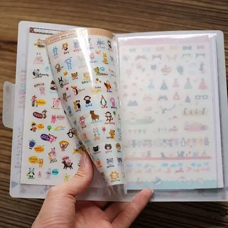 Cute Cartoon Growth Brochure Sticker Set