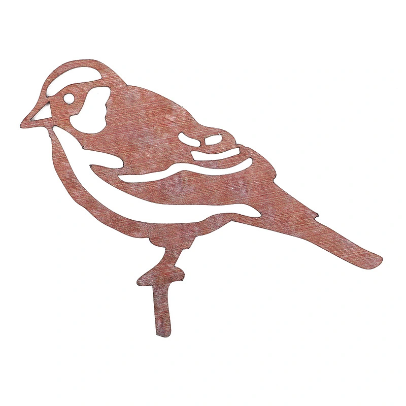 Iron Sheet Material Family Simulation Decoration Garden Card Bird