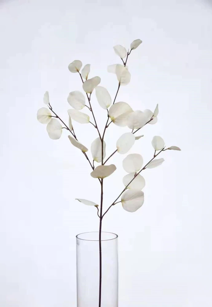 Simple Green Plants Fake Flowers Nordic Soft Fake Apple Branches