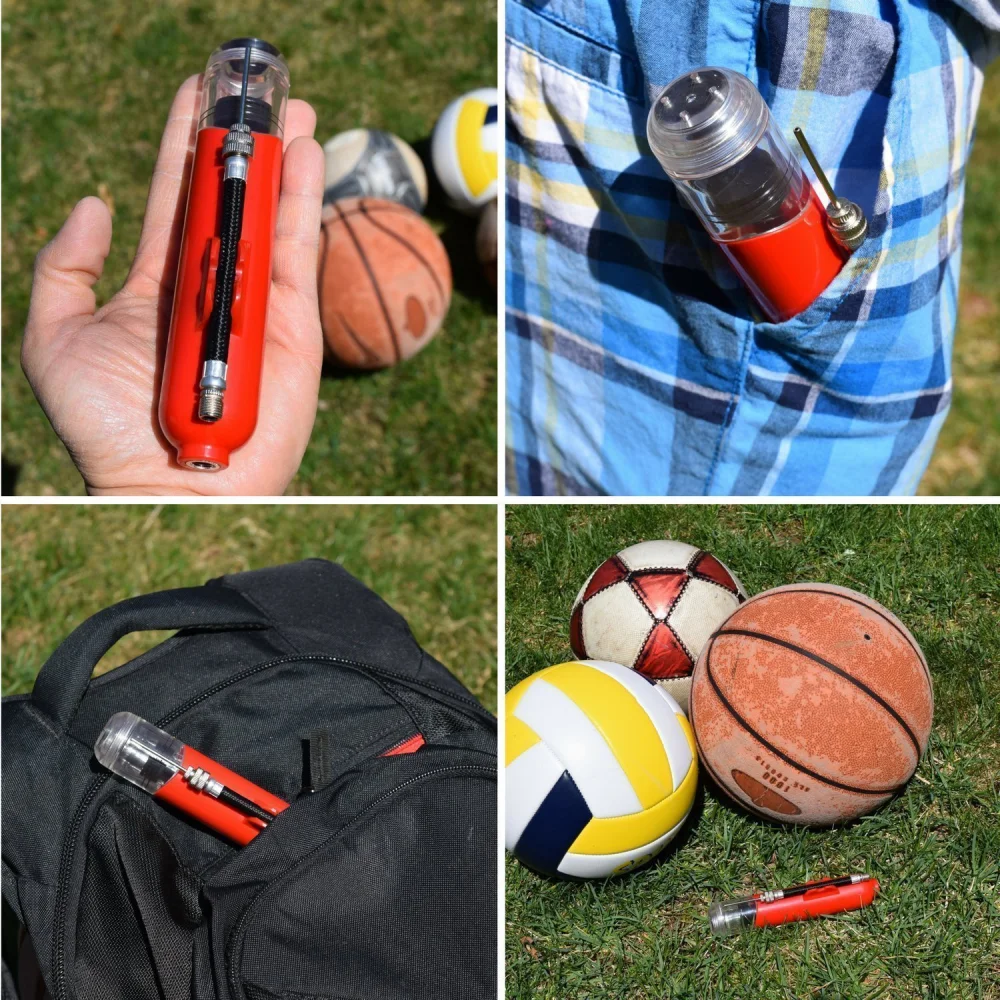 Multifunctional Basketball Football Volleyball Portable Air Pump Aspirating Needle Air Pump