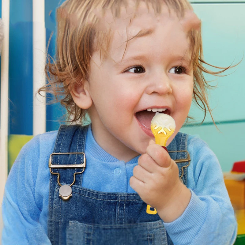 Baby Rice Cereal Supplementary Food Spoon Hole-shaped Children's Tableware