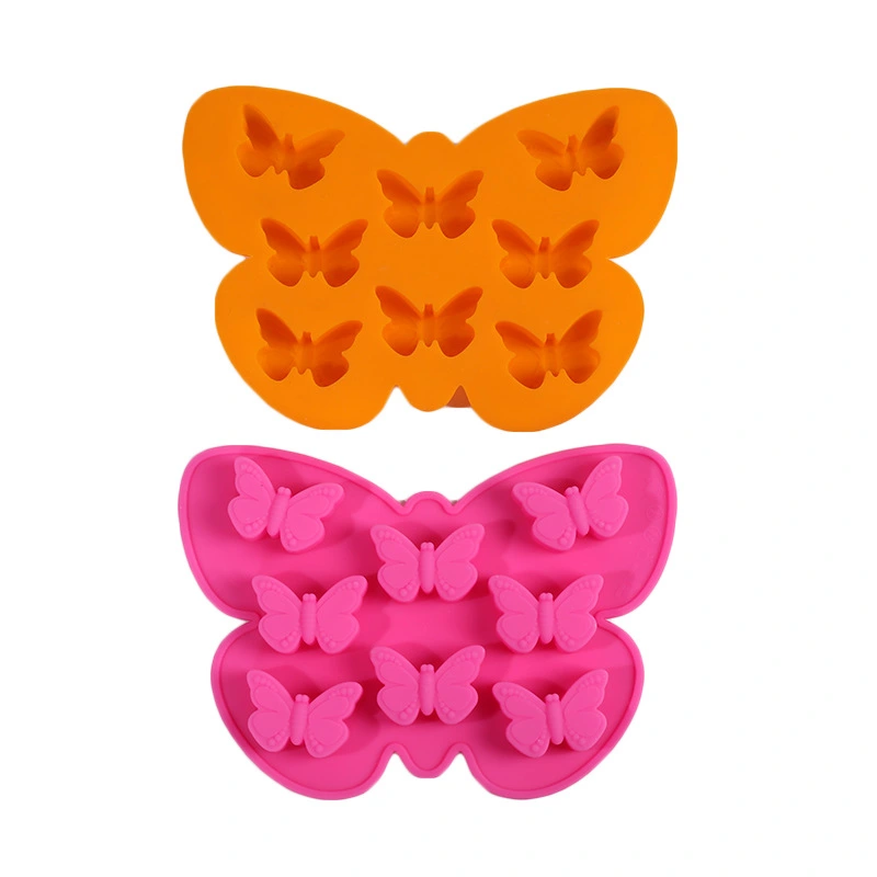 Mold Non-stick Butterfly Shaped Ice Cube Trays For Cake Chocolate Muffin Candy Soap Pudding