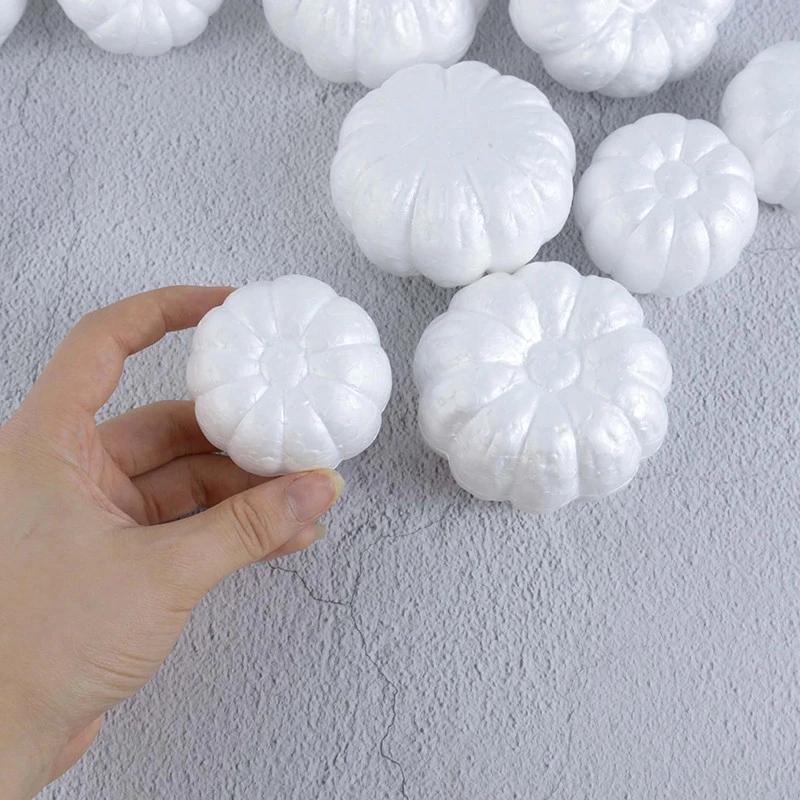 Foam Pumpkin White Blank Kindergarten DIY Handmade Children's Painted Accessories