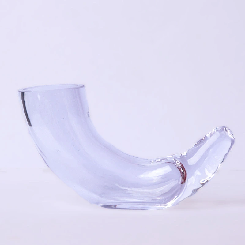 Creative Glass Croissant Cocktail Cup Personality