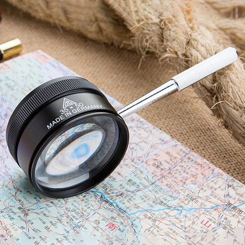 German Craftsmanship 50 Times Handheld Magnifying Glass