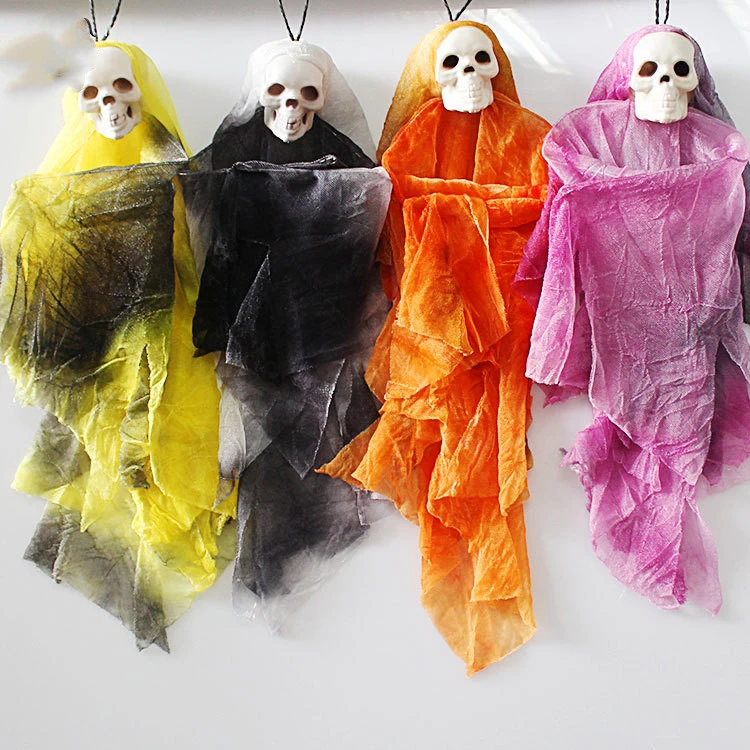 Halloween Tricky Horror Funny Skull Hanging Ghost Ornaments