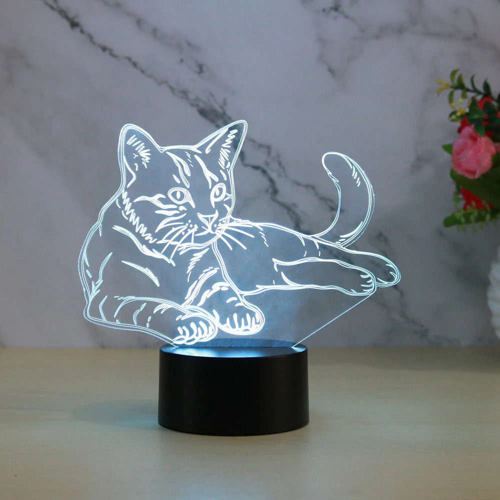 Touch Remote Control Charging Decoration Gift Seven-color Night Light