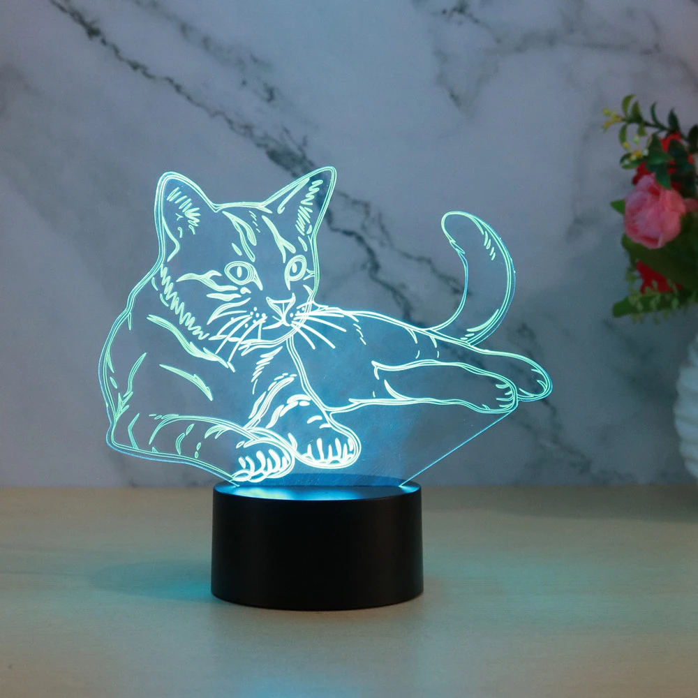 Touch Remote Control Charging Decoration Gift Seven-color Night Light