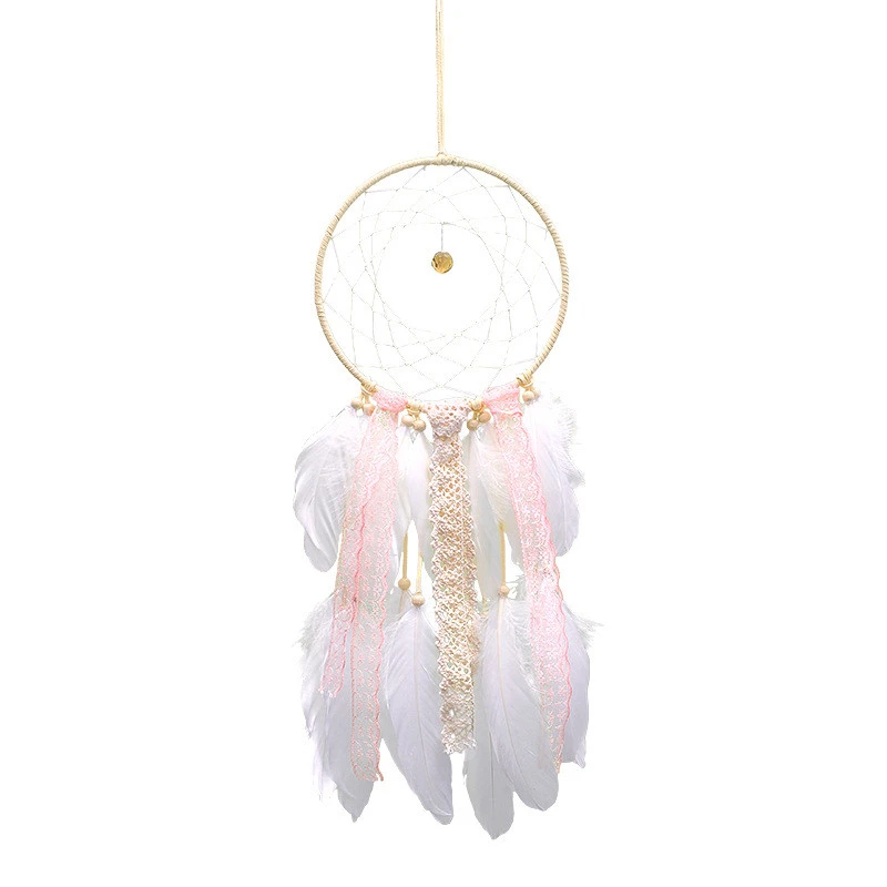 Girl Heart Simple Dream Catcher Pendant Indoor Ornament