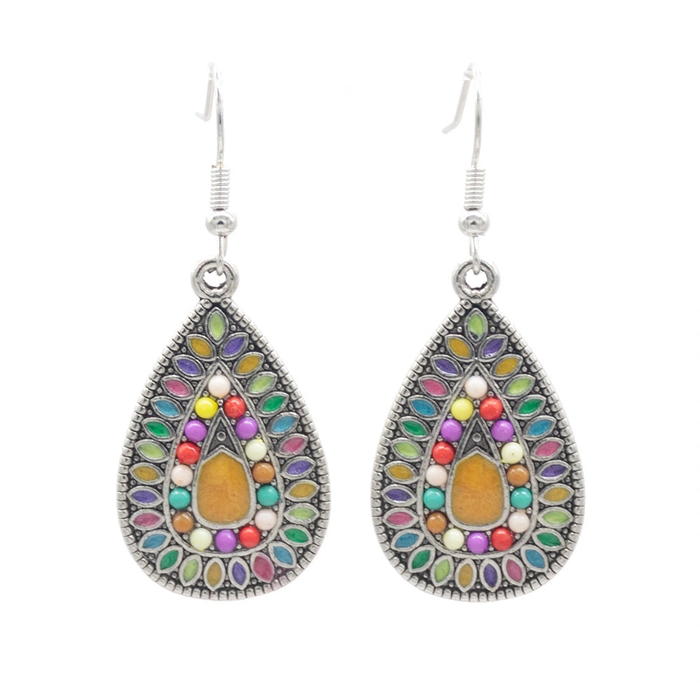 Factory Direct Bohemian Ethnic Style Rice Bead Earrings