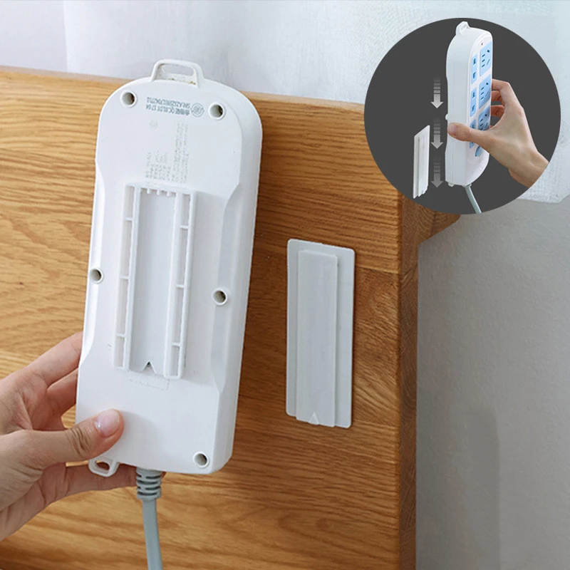 Wall-mounted Sticker Non-marking Storage Plug-in Row Holder