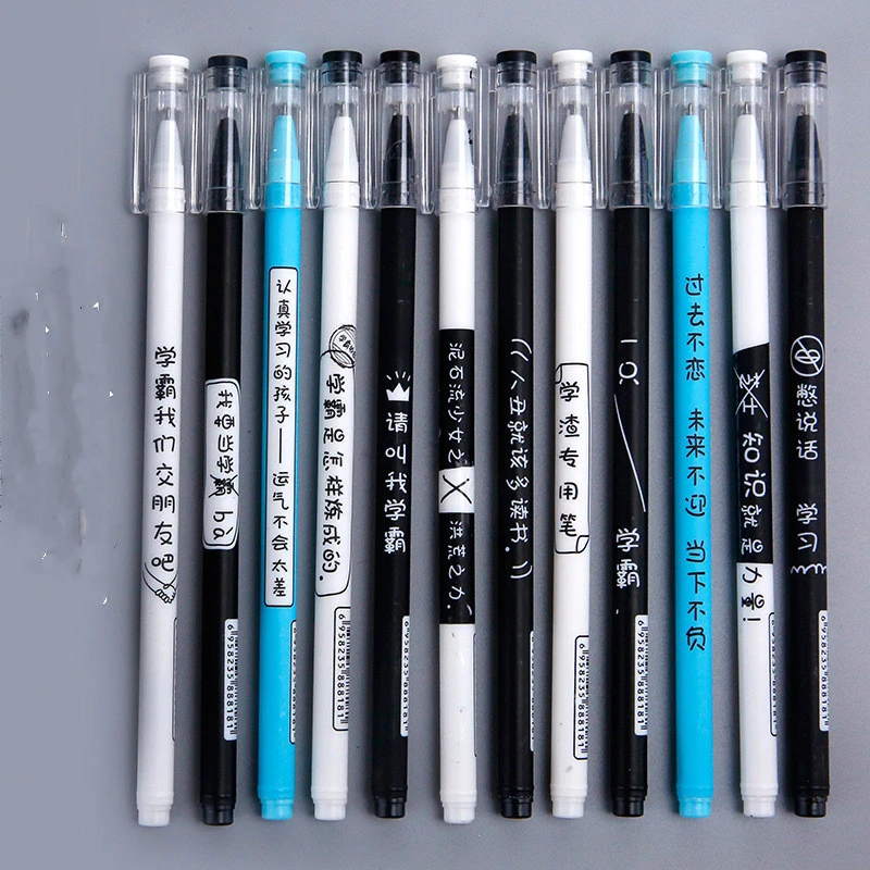 Xueba Pen School Flower School Grass Gel Pen Cute Student