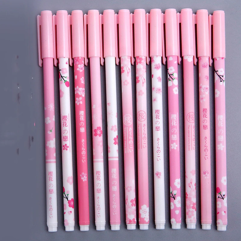 Xueba Pen School Flower School Grass Gel Pen Cute Student