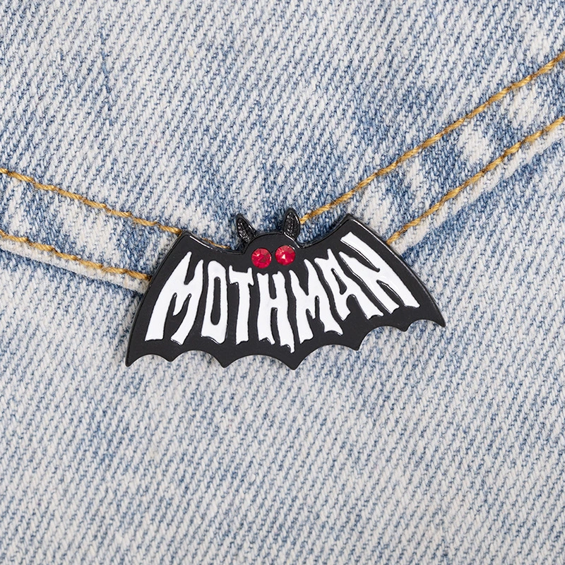 Halloween Series Alloy Badge MothMan