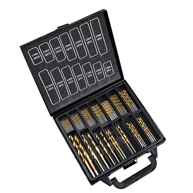 High Speed Steel Titanium Plated Twist Drill Hole Opener Straight Shank Drill Bit