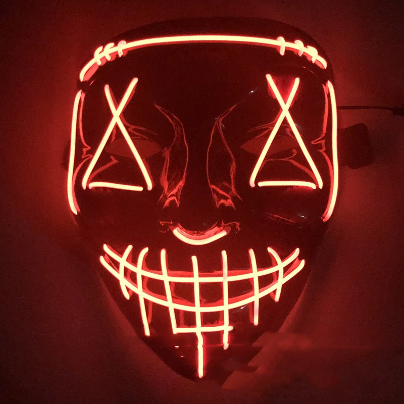 Halloween EL Glowing Mask Ghost Dance Step