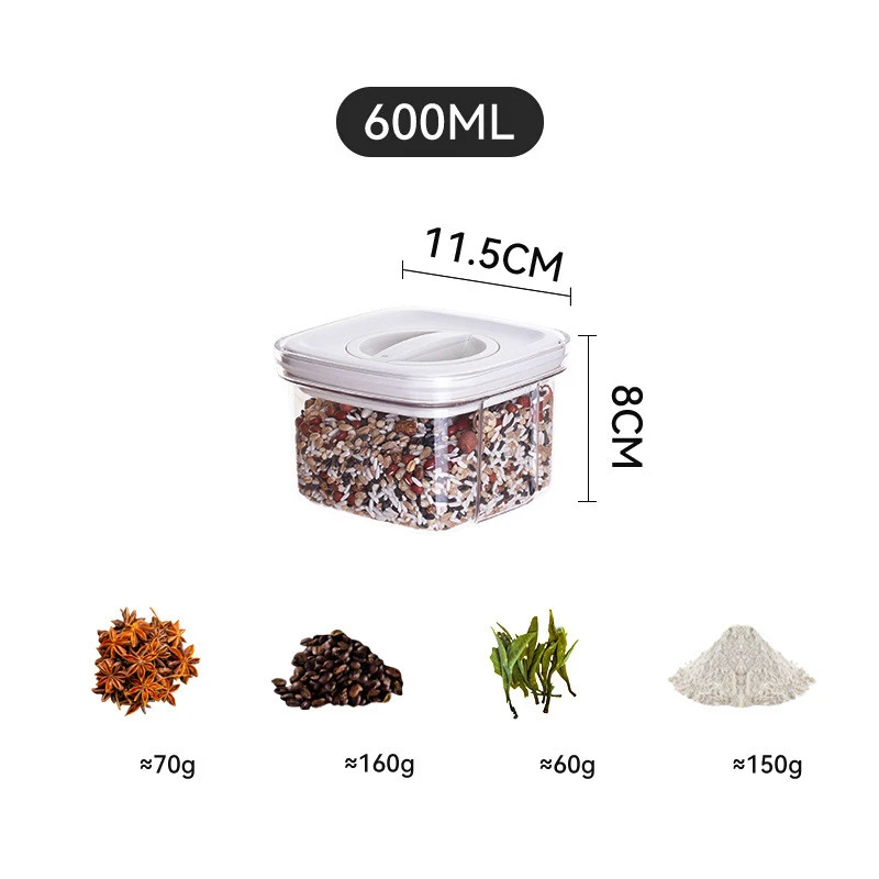 Rotary Damp-proof Sealed Tank High-quality Stackable Fresh-keeping Box