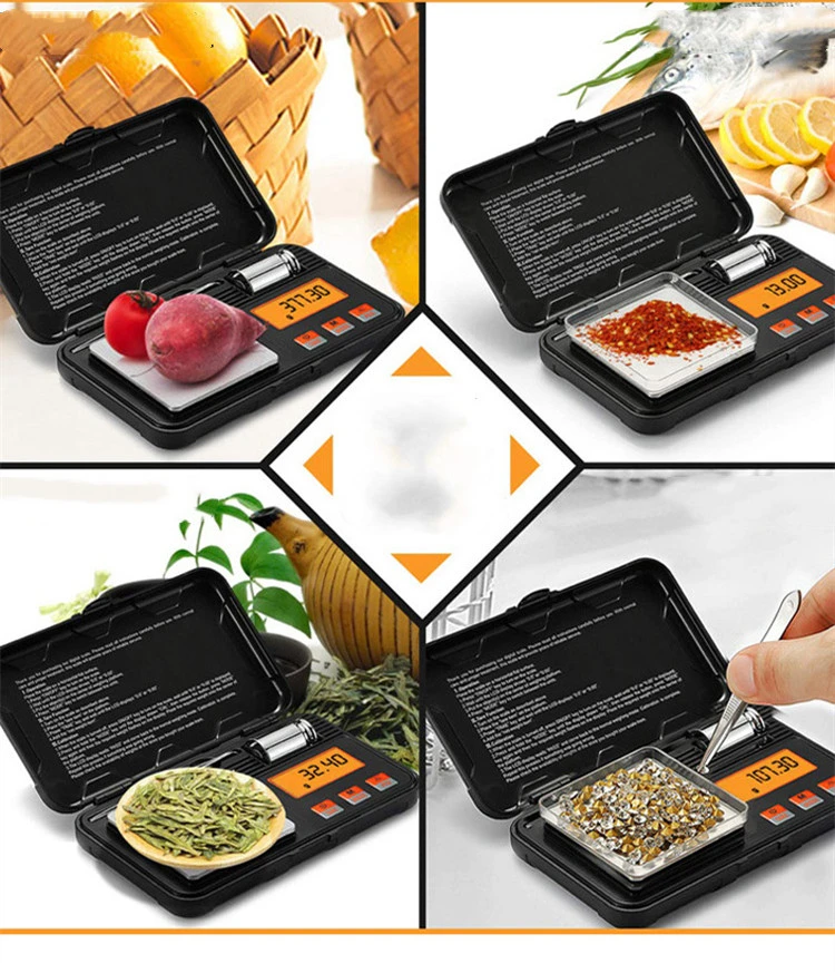 High-precision Small Electronic Scale, Portable And Accurate Weighing 0.01g