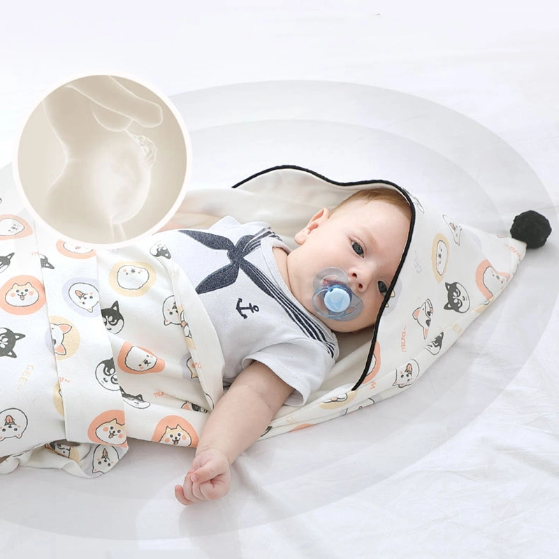 Baby Breathable Swaddle Spring Autumn Comfortable Cotton Printed Quilt For