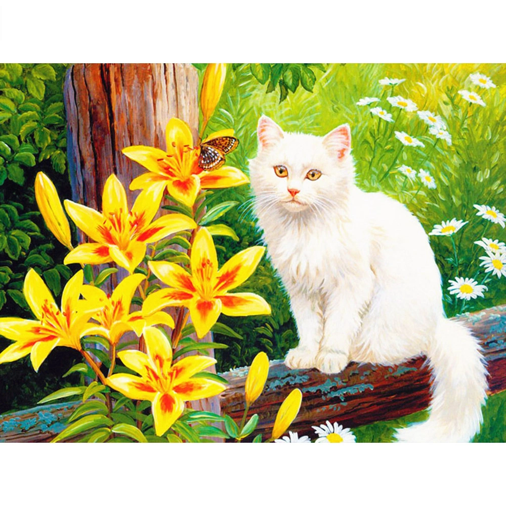 Cat Theme Diamond Painting Full 5D Embroidery