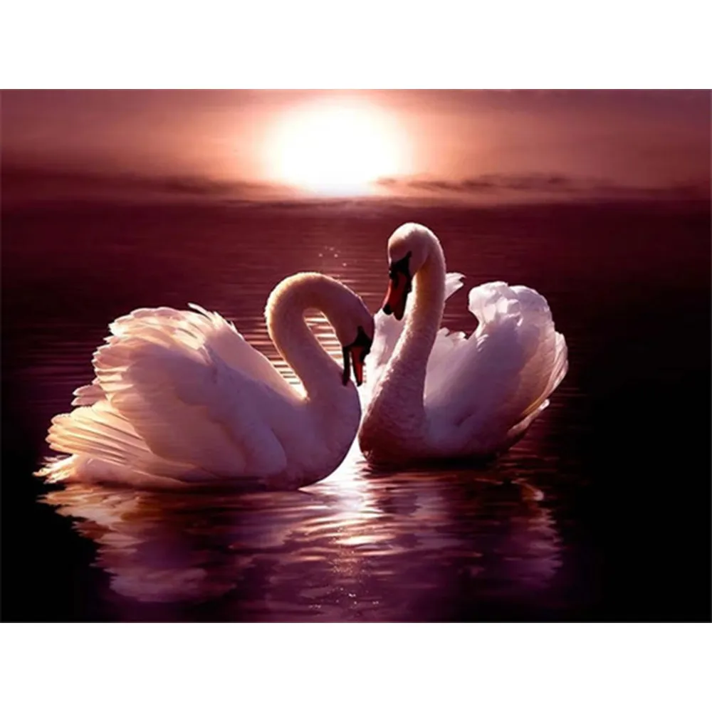 Diamond Painting Swan Rhinestone Embroidery