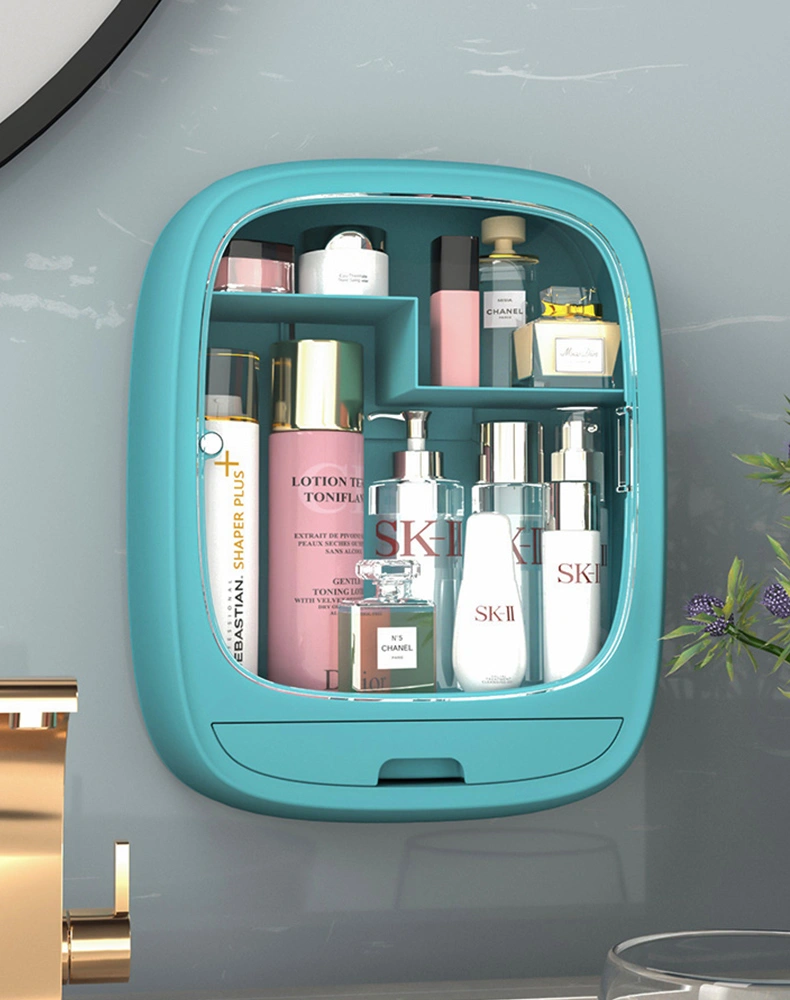 Perforation-free Cosmetic Storage Rack