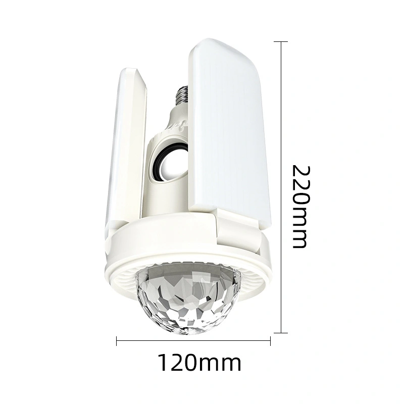 Bluetooth Small Magic Ball Trefoil Music Light 40W White Light Colorful