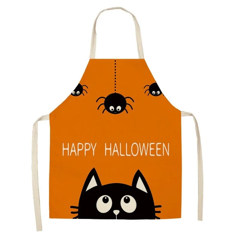 New Hot Sale Halloween Cotton And Linen Apron