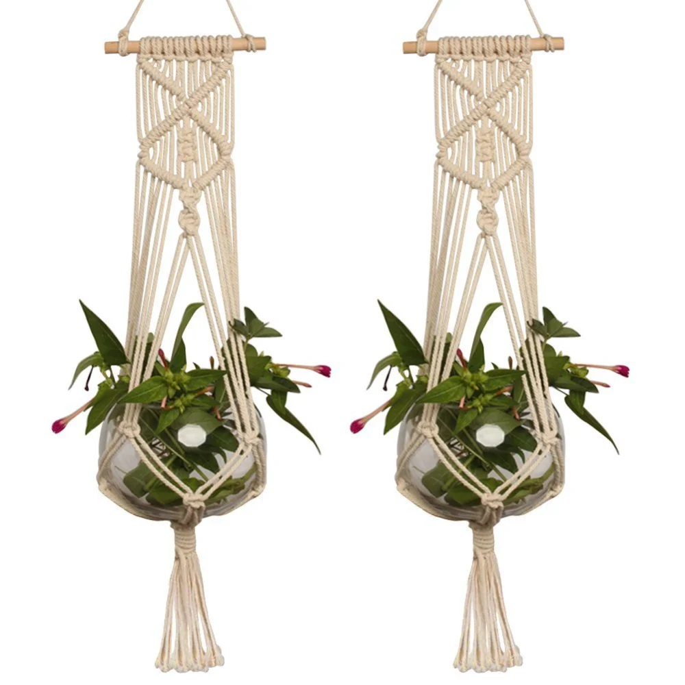 Flower Pot Net Bag Hanging Basket Hanger