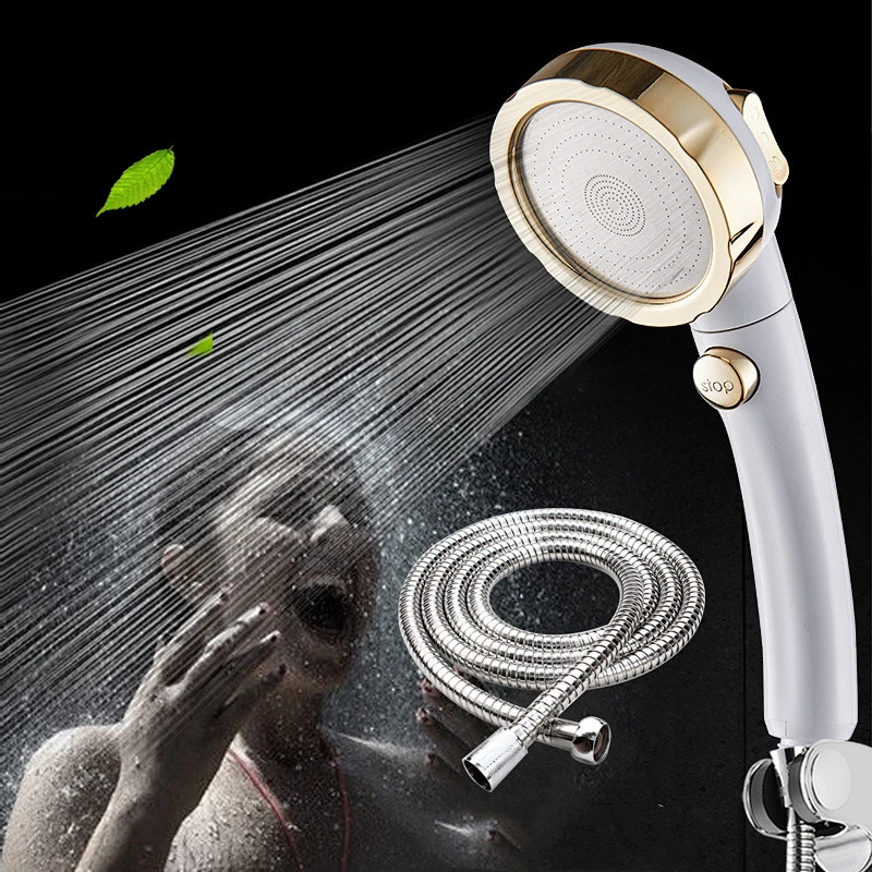 Explosion-proof Three-speed Small Waist Beautifying Pressurized Shower Hand Spray