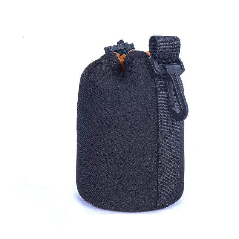 Waterproof Soft Neoprene Camera Lens Pouch Bag Drawstring Protector