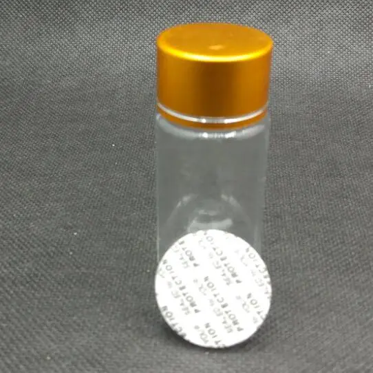 Transparent Polyester Bottle Plastic Liquid Bottle Dispensing Bottle With Metal Cap