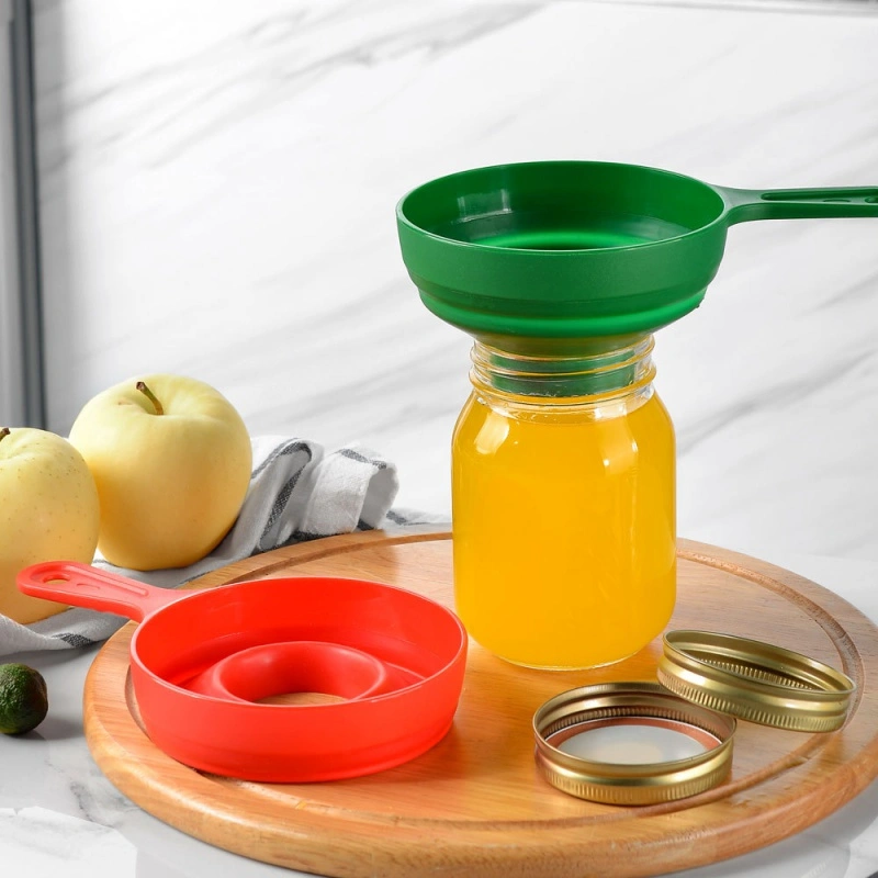 PP Plastic Folding Telescopic Kitchen Oil Jam Funnel