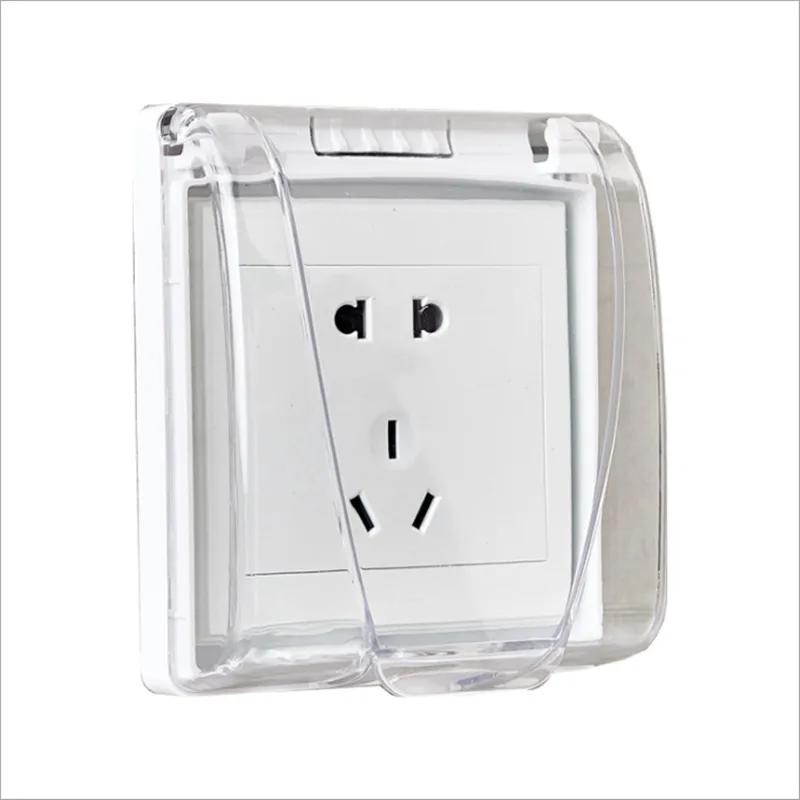 Waterproof Box Household Bathroom Adhesive Splash-proof Box Wall Switch Socket Protective Cover