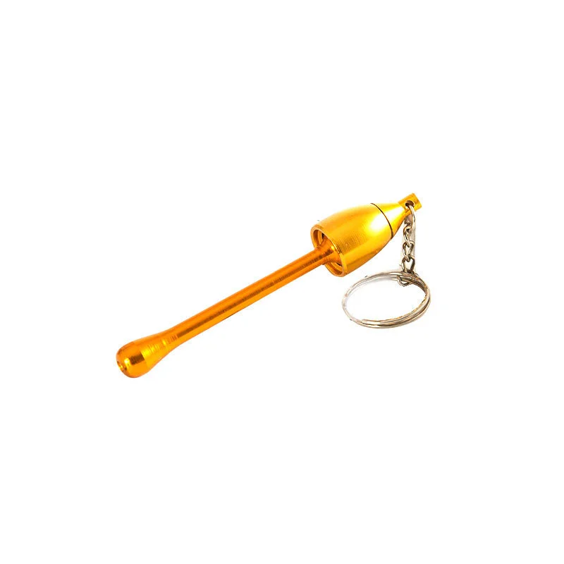 Metal Pipe Keychain Pendant Outdoor Pipe Mini Metal Pipe